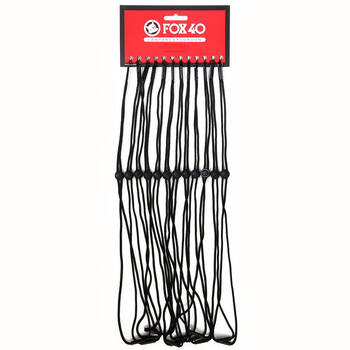 12pc Fox 40 Summit Breakaway Lanyard Sports Accessory Black