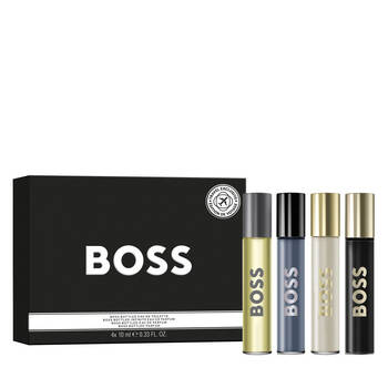 4pc Hugo Boss Mens EDT/EDP Boss Perfume Bottle Travel Set