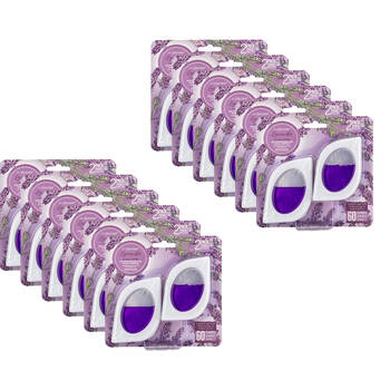 12x 2pc Air Fusion Car Vent Clip Air Freshener 7.5ml - Lavender
