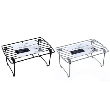 2PK Boxsweden 31cm Foldable Wire Kitchen Rack - Assorted