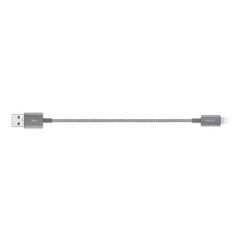 Moshi Integra USB-A to Lightning Cable - Grey (0.25m)