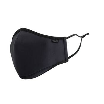Moshi OmniGuard Mask with 3 Replaceable Filters (Black) - Large