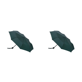 2PK Clifton UPF50+ Mini Maxi Folding Umbrella - Bottle Green