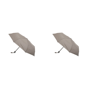 2PK Clifton UPF50+ Mini Maxi Women's Folding Umbrella - Grey