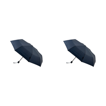 2PK Clifton UPF50+ Mini Maxi Women's Folding Umbrella - Ink Navy