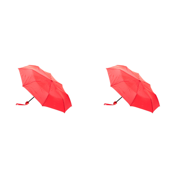 2PK Clifton UPF50+ Mini Maxi Women's Folding Umbrella - Red