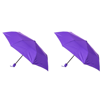 2PK Clifton UPF50+ Mini Maxi Women's Folding Umbrella - Purple
