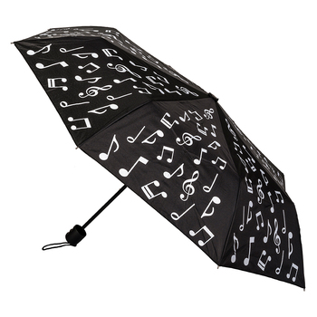 Clifton Women's Folding 98cm Deluxe Mini Maxi Umbrella - Music Notes