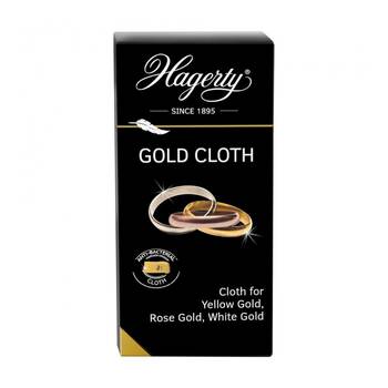 Hagerty Yellow/White/Rose Gold Jewellery Cleaning Cloth Scratch Free 30x36cm