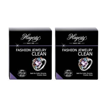 2PK Hagerty Fashion Jewellery Cleaning Bath Cubic Zirconia Crystal Glass 170ml