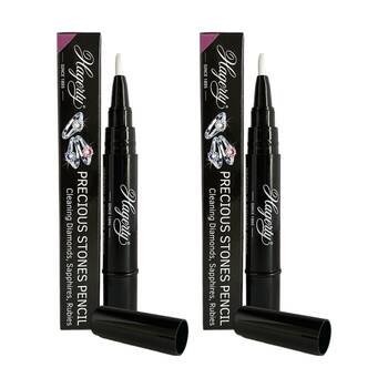 2PK Hagerty Precious Stone Cleaning Pencil Diamond/Sapphire/Ruby Cleaner 4ml