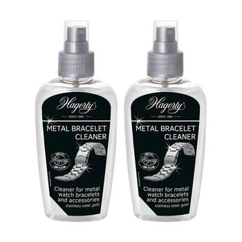 2PK Hagerty Metal Bracelet Cleaner Clean Watch Bands/Bracelets Gold/Steel 125ml