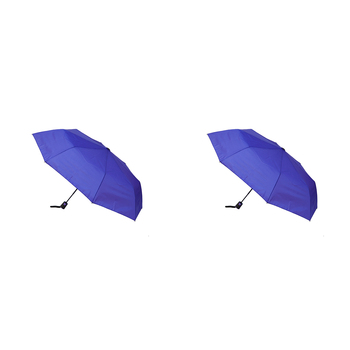 2PK Clifton UPF50+ Auto Open Fashion Folding Umbrella - Purple
