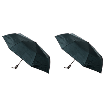 2PK Clifton UPF50+ Auto Open Smooth Folding Umbrella - Bottle Green