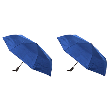 2PK Clifton UPF50+ Auto Open Smooth Folding Umbrella - Royal Blue