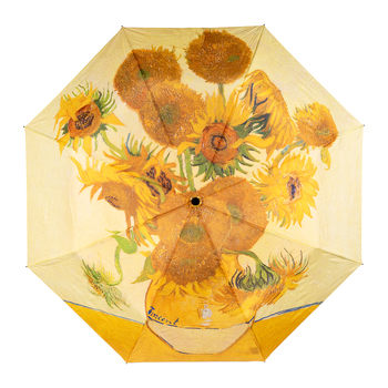 Clifton Women's Folding 100cm Auto Open Umbrella - Sunflowers