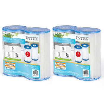 4pc Intex Filter Cartridge A