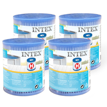 4PK Intex Filter Cartridge H