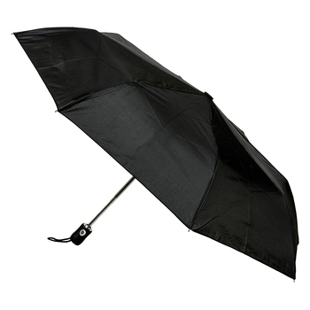 Clifton Women's Folding 97cm Auto OpenWindproof Umbrella - Black
