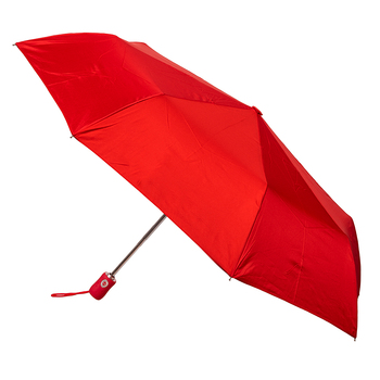 Clifton Women's Folding 97cm Auto OpenWindproof Umbrella - Red