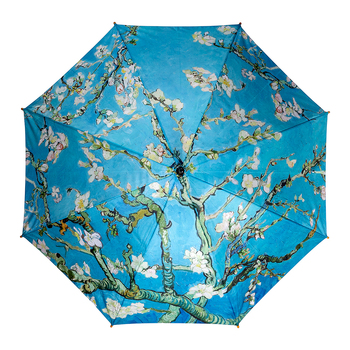 Clifton Women's Walking 103cm Wood Handle Umbrella - Almond Blossom
