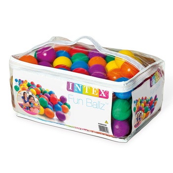 100pc Intex Fun 6.5cm  Kids Balls 2y+