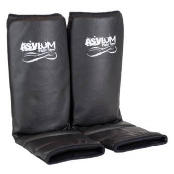 Asylum Large MMA Shin Guards Black
