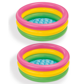2PK Intex Sunset Glow Baby Pool 1-3Y