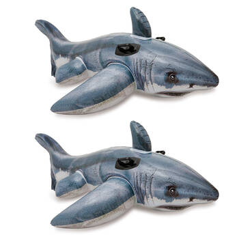 2PK Intex Great White Shark Ride On