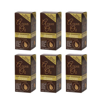 6PK Argan Oil Hair Treatment 50ml w/ Moroccan Extract For All Types