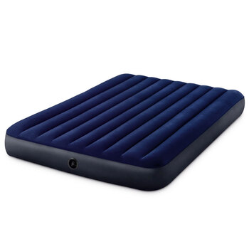 Intex 152cm x 2.03m Dura Beam Queen Downy Airbed Blue