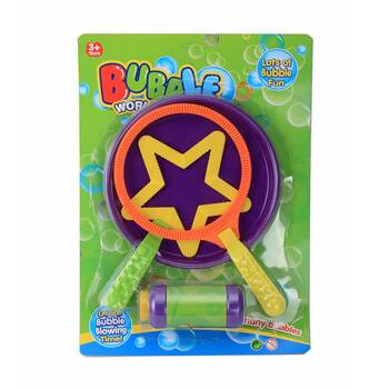 ABT Bubble Wands Large With Tray And Solution Set For Kids 3Y+