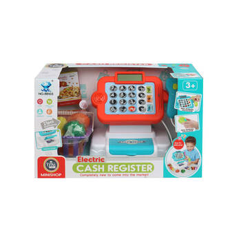 Minishop Cash Register Electronic w/ Accessories Assorted 3y+