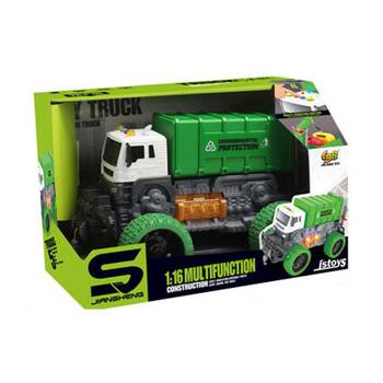 ABT Garbage Truck Monster Wheels Lights & Sounds 30cm 3Y+ Green