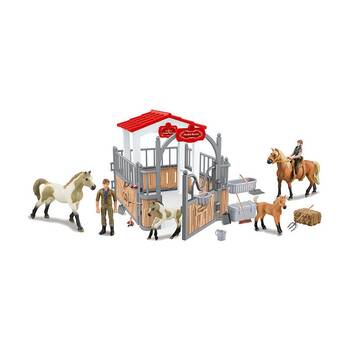 ABT Farm Animals Horse Ranch Playset W/ Accessories Kids Toy Set 3Y+