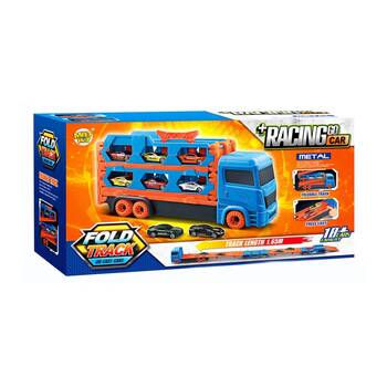 ABT Truck Transporter Carry Case With Fold Out Track 2 Cars 3Y+