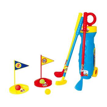 ABT Kids Play Pretend Golf Set With Trolley Bag On Wheels 3Y+