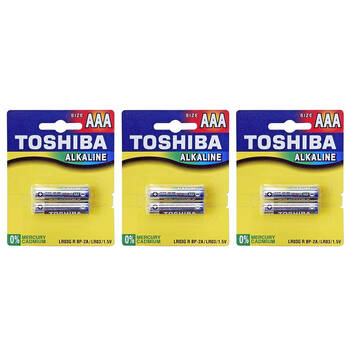 3PK 2 PACK AAA  ALKALINE BATTERY