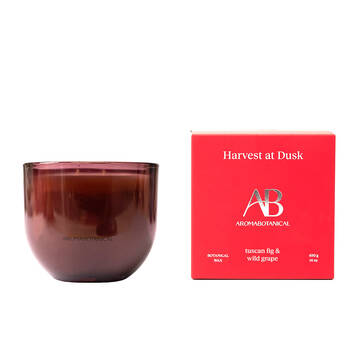 Aromabotanical Harvest at Bay Wild Grape Scent Home Fragrance Candle Jar 400g