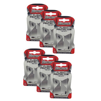 6x 3pc Harrows Shield Darts Durable Flight Protector Accessory Set