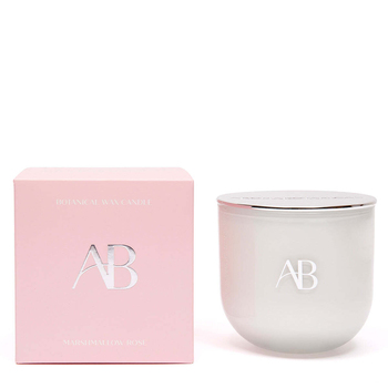 Aromabotanical 340g Scented Wax Candle - Marshmallow Rose