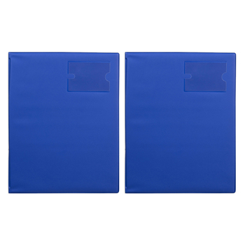 2PK Marbig Pro Flexibinder A4 File Organiser 20mm Binder - Royal Blue