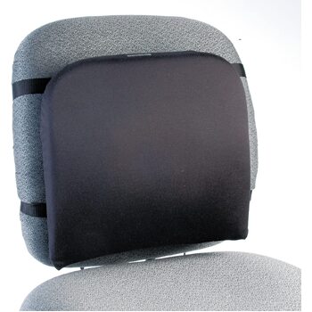 Kensington Full Back Support Memory Foam For Office Chairs - Black