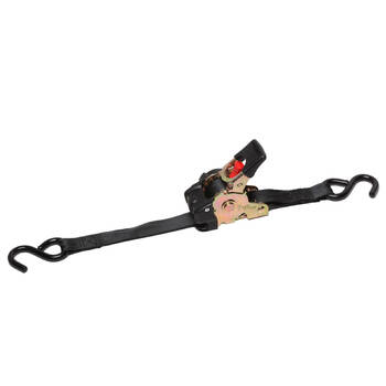 Camp Pro Retractable Ratchet Tie Down 25mm x  1.8m Strap - Black