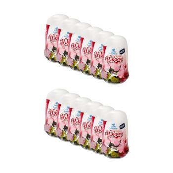 12PK Cleana Air Fresh Cone Gel Room Freshener 200g Hibiscus/Floral Fragrance 