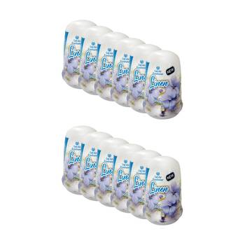 12PK Cleana Air Fresh Cone Gel Room Scent/Air Freshener 200g Linen Fragrance