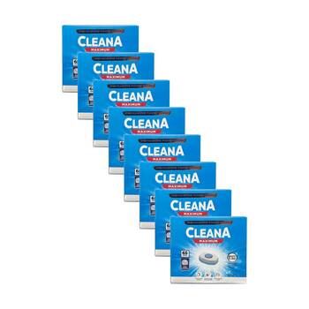 8x 65PK Cleana Maximum Power Clean Dishwashing Pod 3-in-1 Capsule 1170g