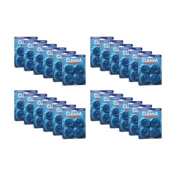 24x 4pc Cleana Toilet Blocks Bathroom Cleaner Tablets 50g Ocean/Pine Assorted