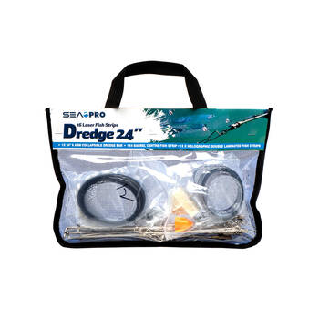 Sea Pro Dredge Collapsible 16 Laser Fish Strips 24 In