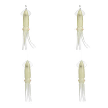 2PK Sea Pro 2 Squid Daisy Chain Offshore Trolling Lure 25.5x12cm - Lumo